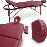 Массажный стол UNIX COMFORT 3 SECTION Burgundy MTCOMFORTBR