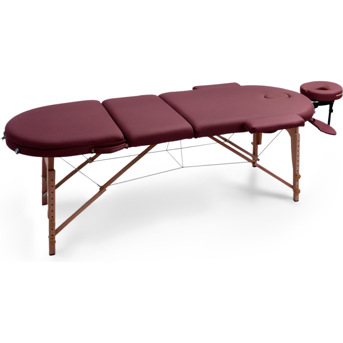 Массажный стол UNIX COMFORT 3 SECTION Burgundy MTCOMFORTBR